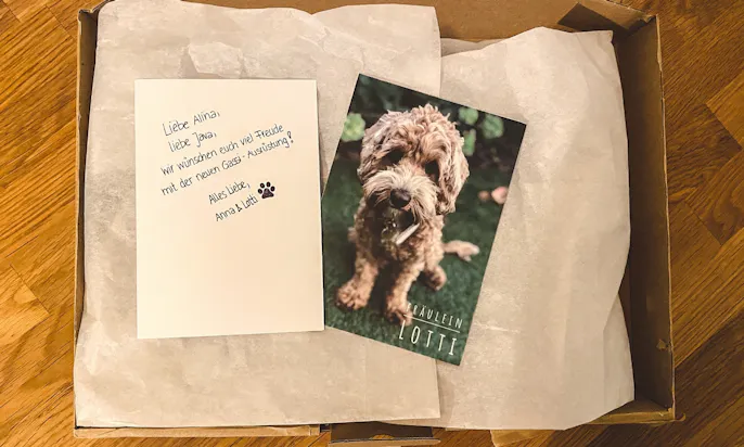 Nachhaltige Verpackung Hundemanufaktur Fräulein Lotti