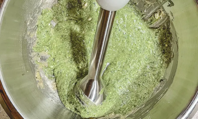 Teig für die Spinat Schmankerl Kekse