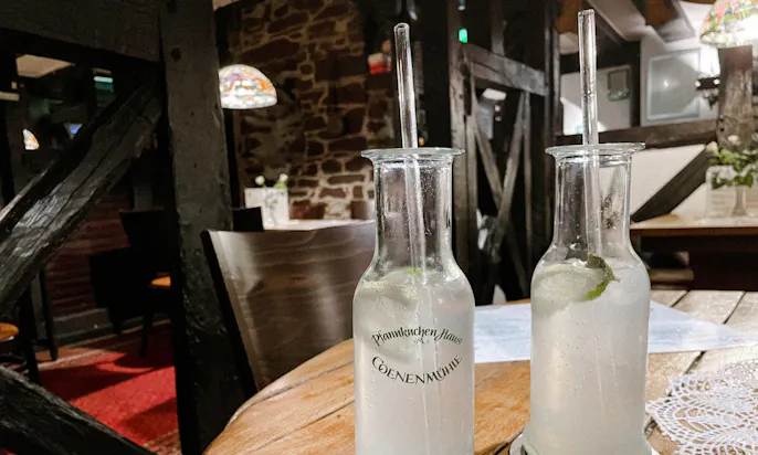 Hausgemachte Limonade im Pfannkuchenhaus Coenenmühle