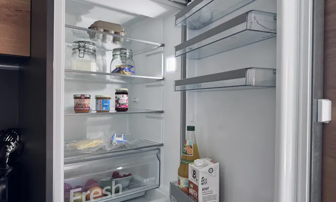 Kühlschrank mit regionalen und Bio Produkten