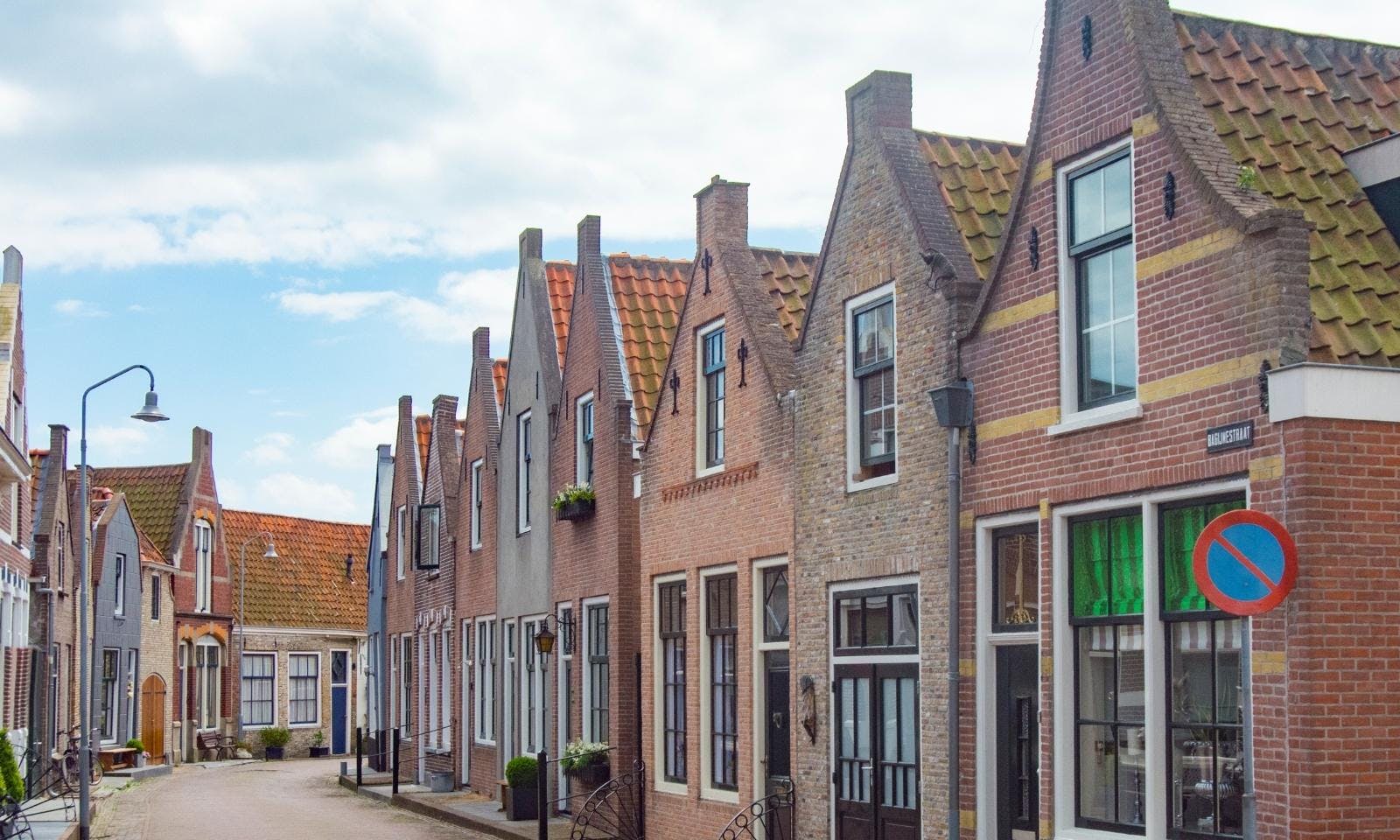 Niederländische Häuser in Zierikze in Zeeland