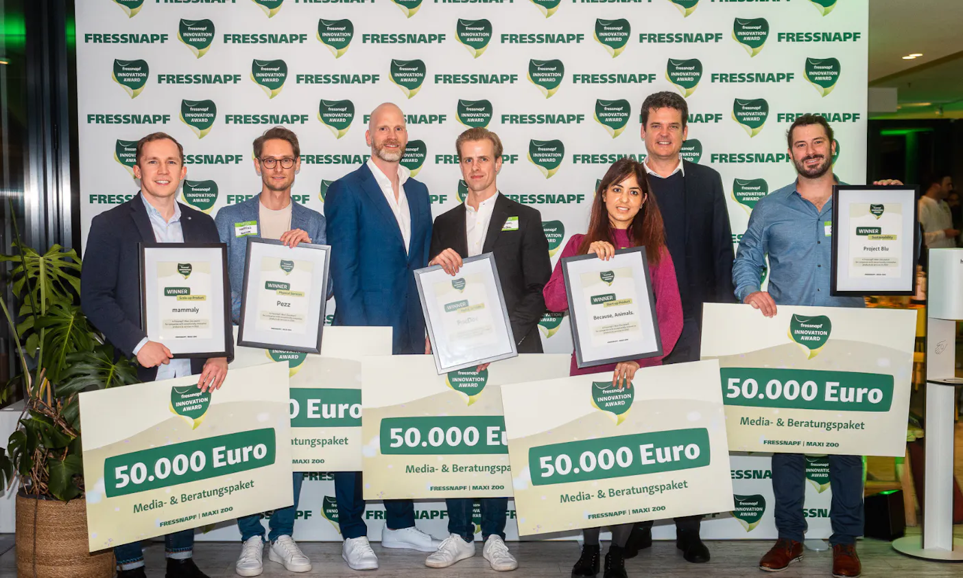 Gewinner*innen vom Fressnapf Innovation Awards 2022