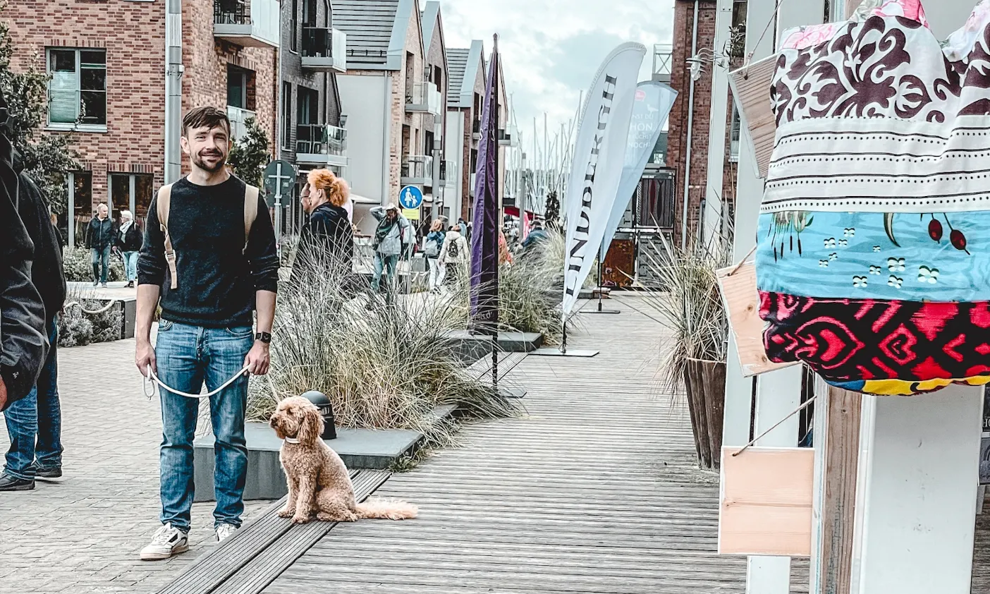 Steinwarder mit Goldendoodle Hündin Java