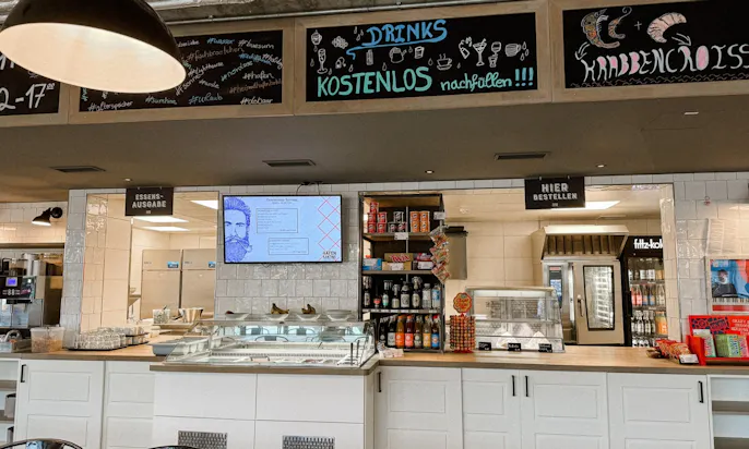 Hundefreundliches Restaurant Hafenkantine im Büsumer Hafen