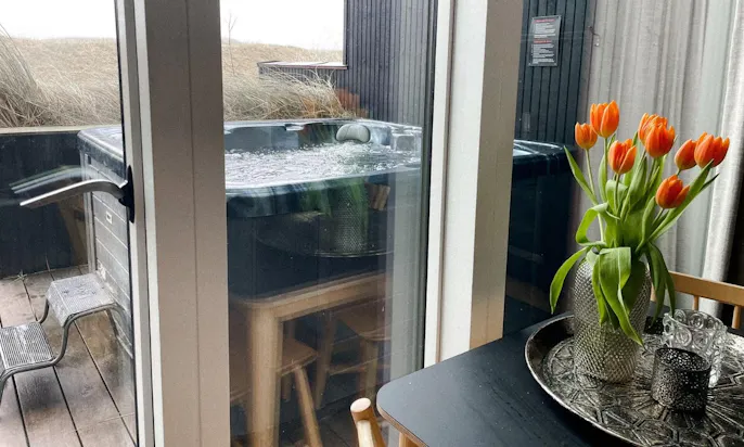 Jacuzzi auf dem Hvidbjerg Strand Ferieparks