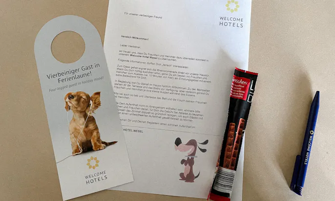 hundefreundliches Hotel Welcome Hotel Wesel