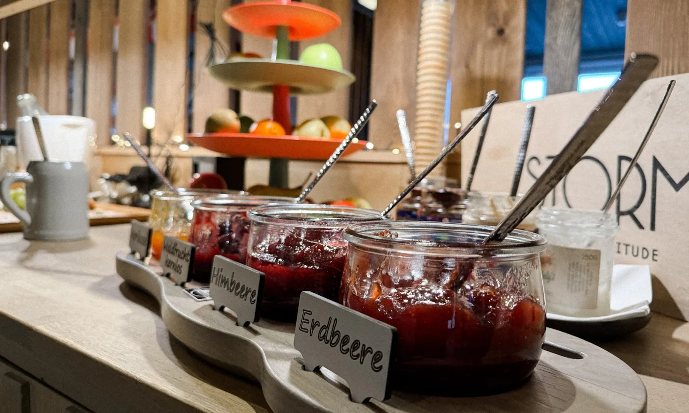 Hundefreundliches Restaurant Strandschuppen in Büsum von der Bretterbude: Frühstücksbüffet