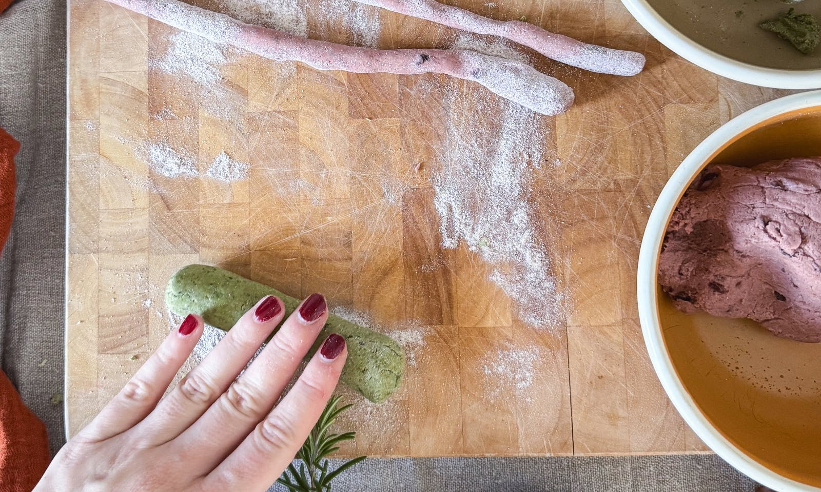 Zuckerstangen-Leckerlis formen