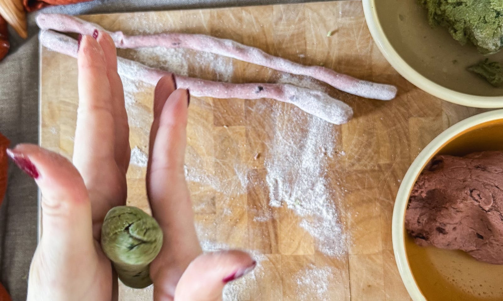 Zuckerstangen-Leckerlis formen