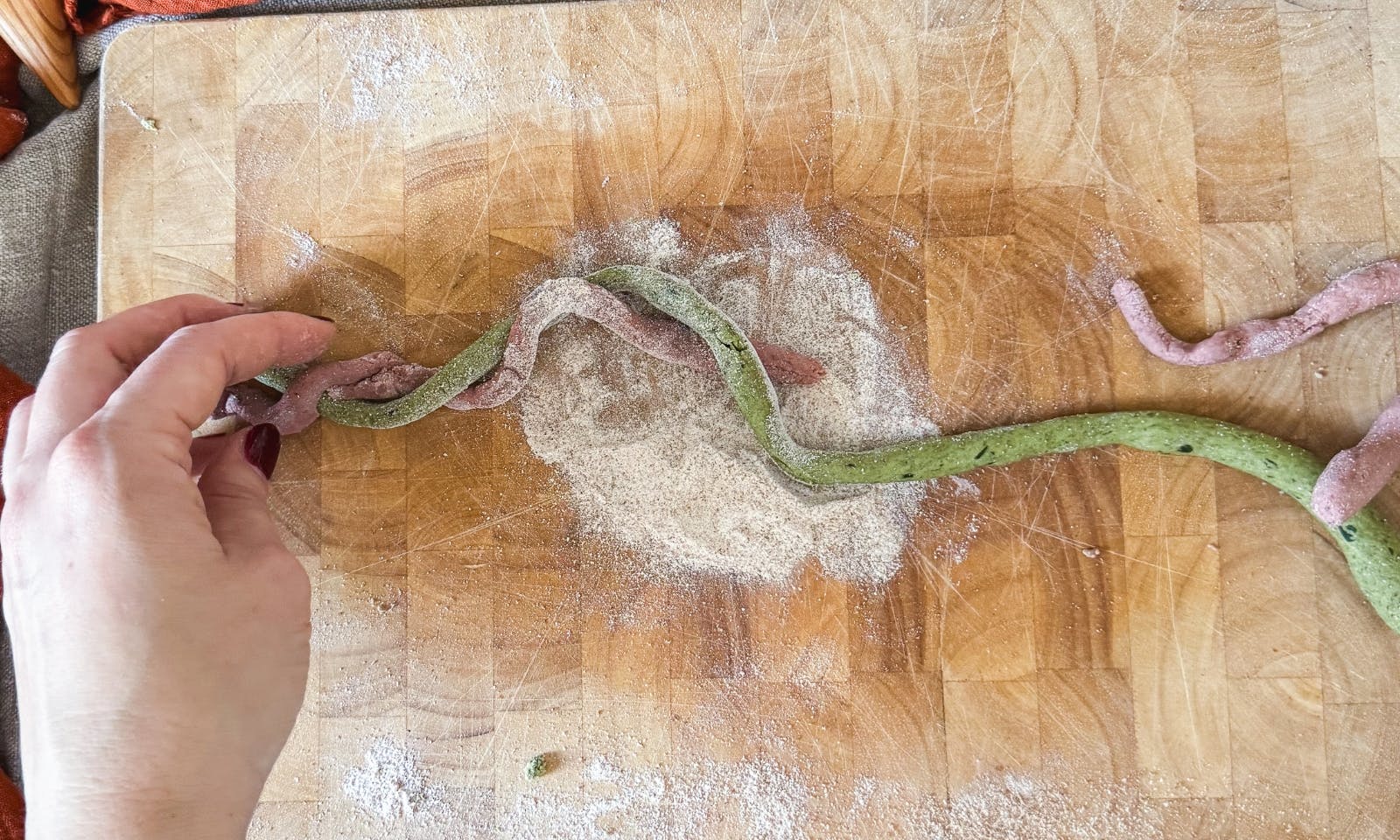 Zuckerstangen-Leckerlis formen