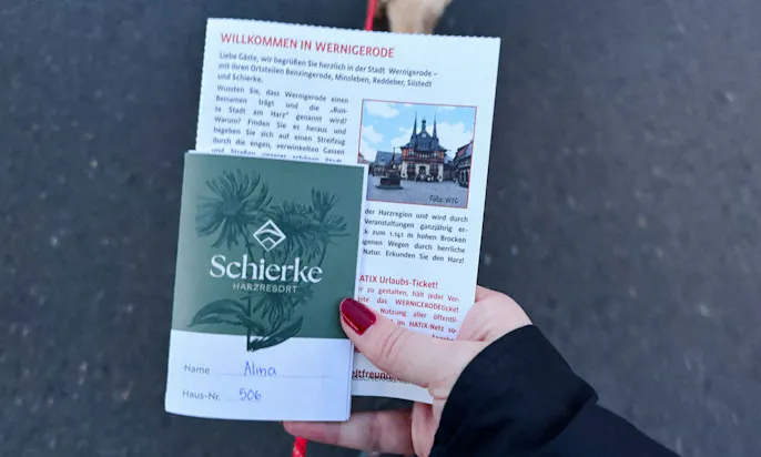 Willkommensinformationen des Schierke Harzresort