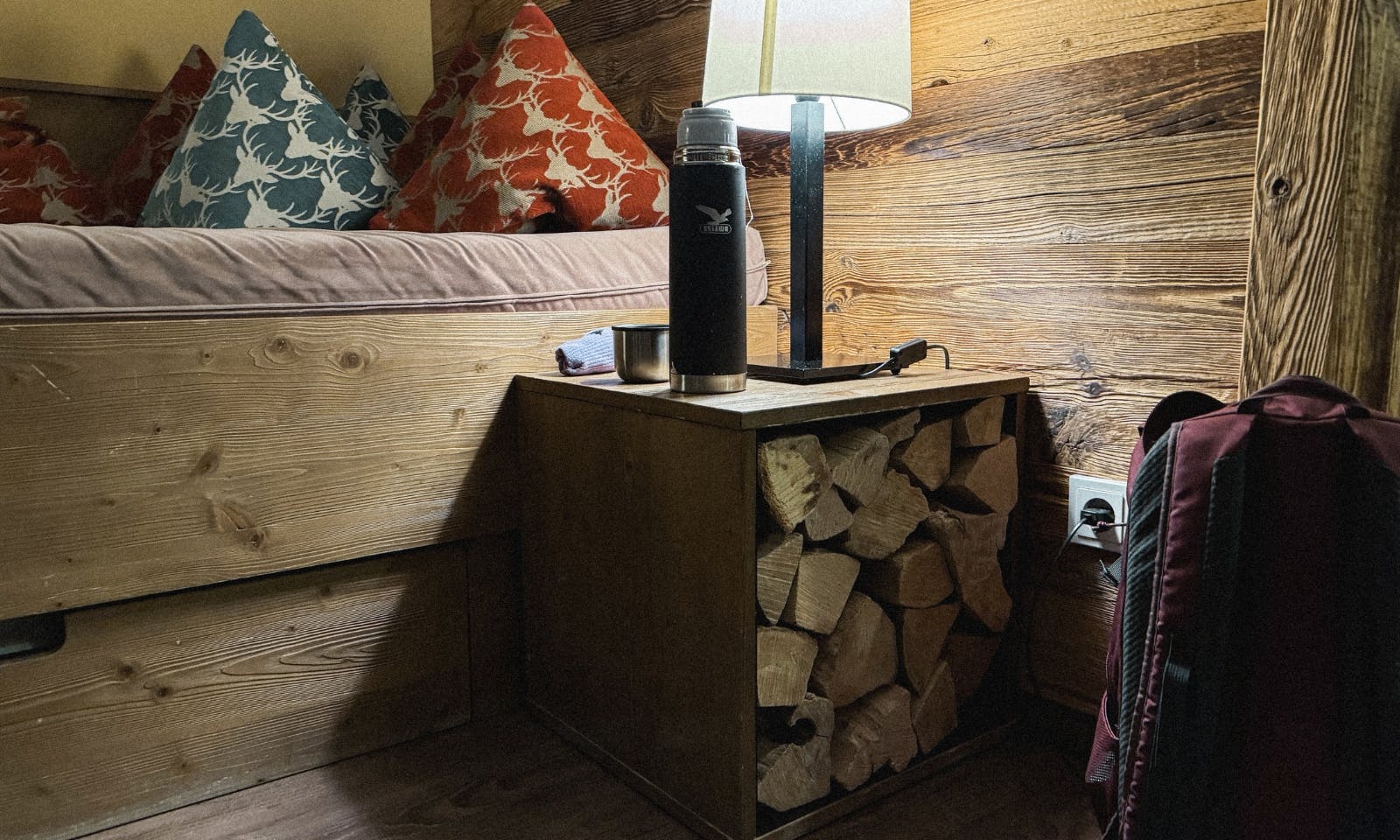 Kaminholz im Ferienhaus des Schierke Harzresorts