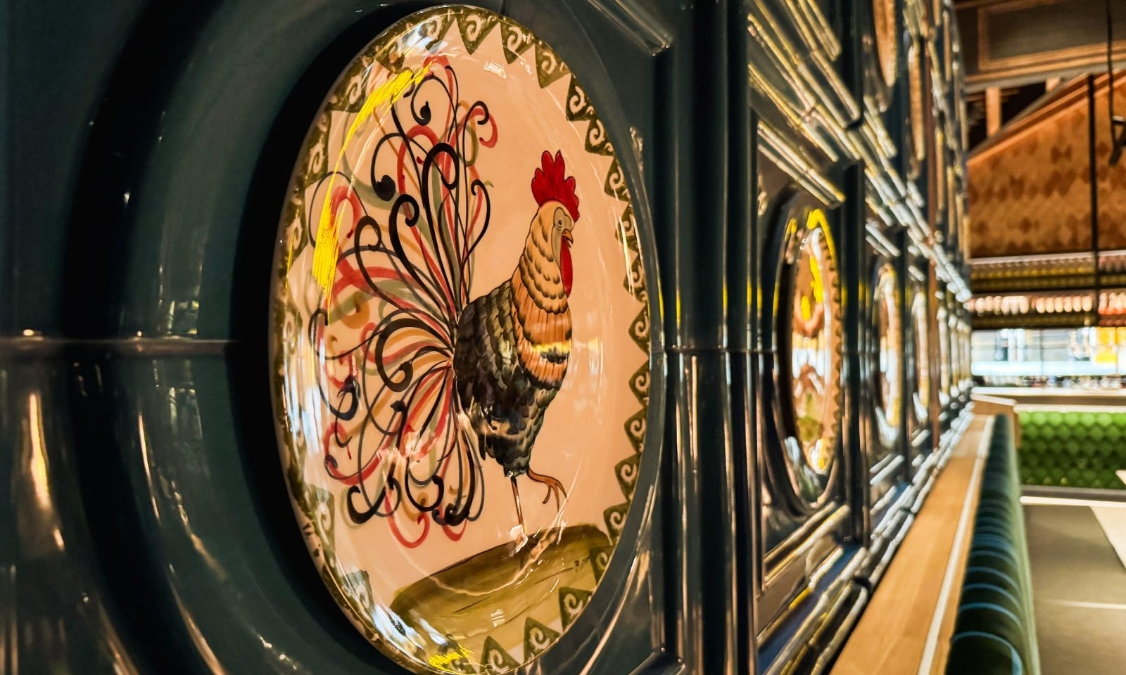 Moderne Inneneinrichtung im Wienerwald-Restaurant Torfhaus