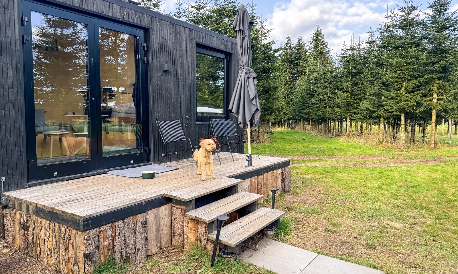 Hundeausstattung im Tiny House von Raus