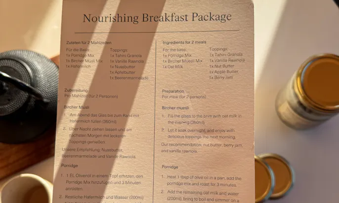 Frühstück in der Natur – unser veganes Genuss-Paket von ÆNDRÈ