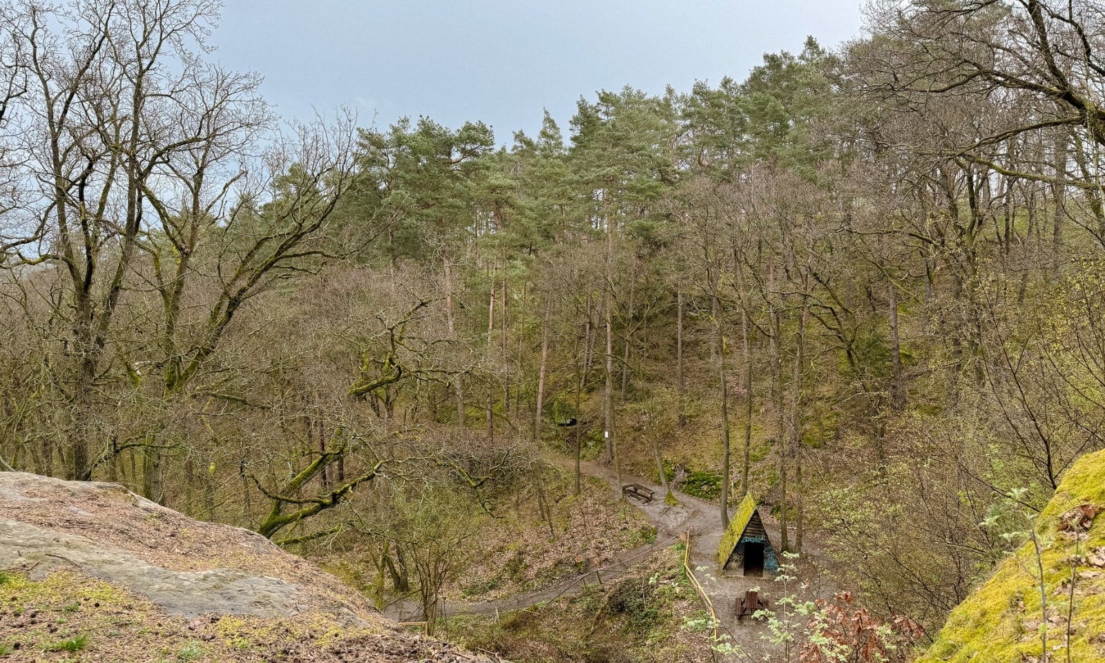 Schützhütte vor der Regensteinmühle