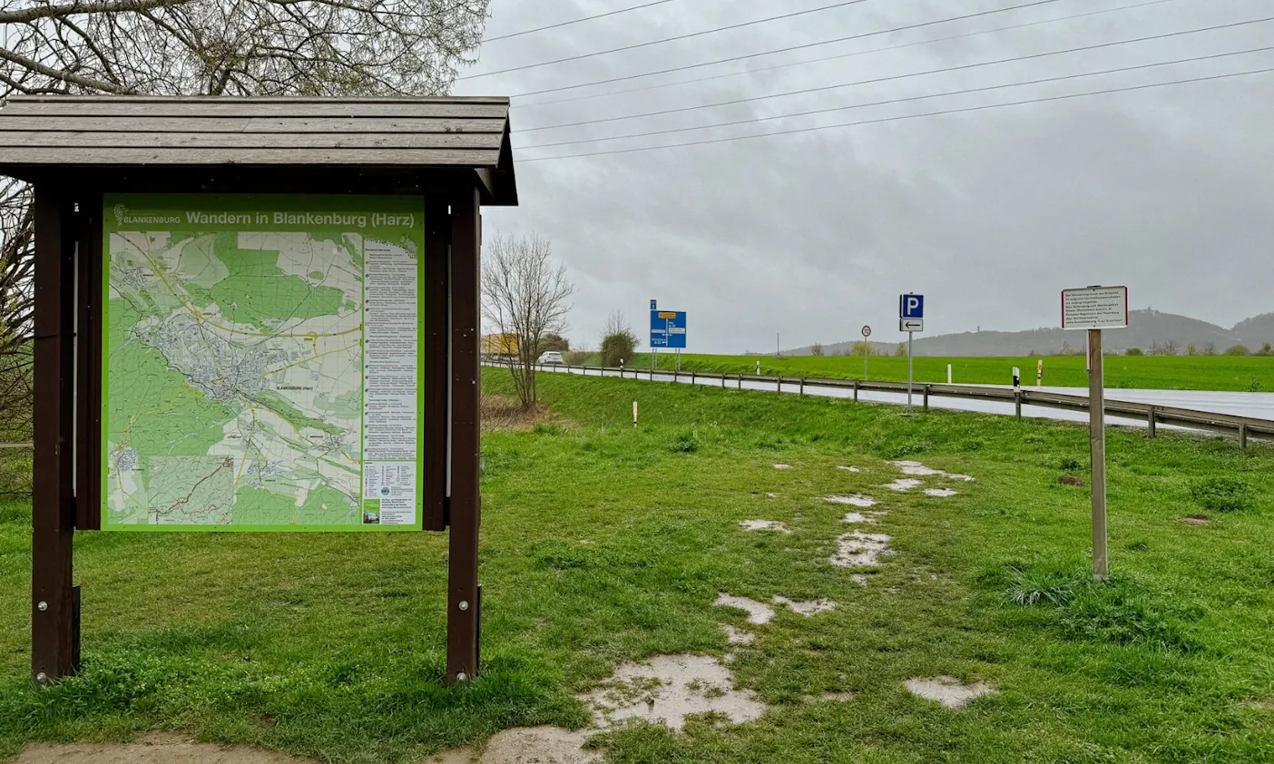 Parkplatz zur Regensteinmühle