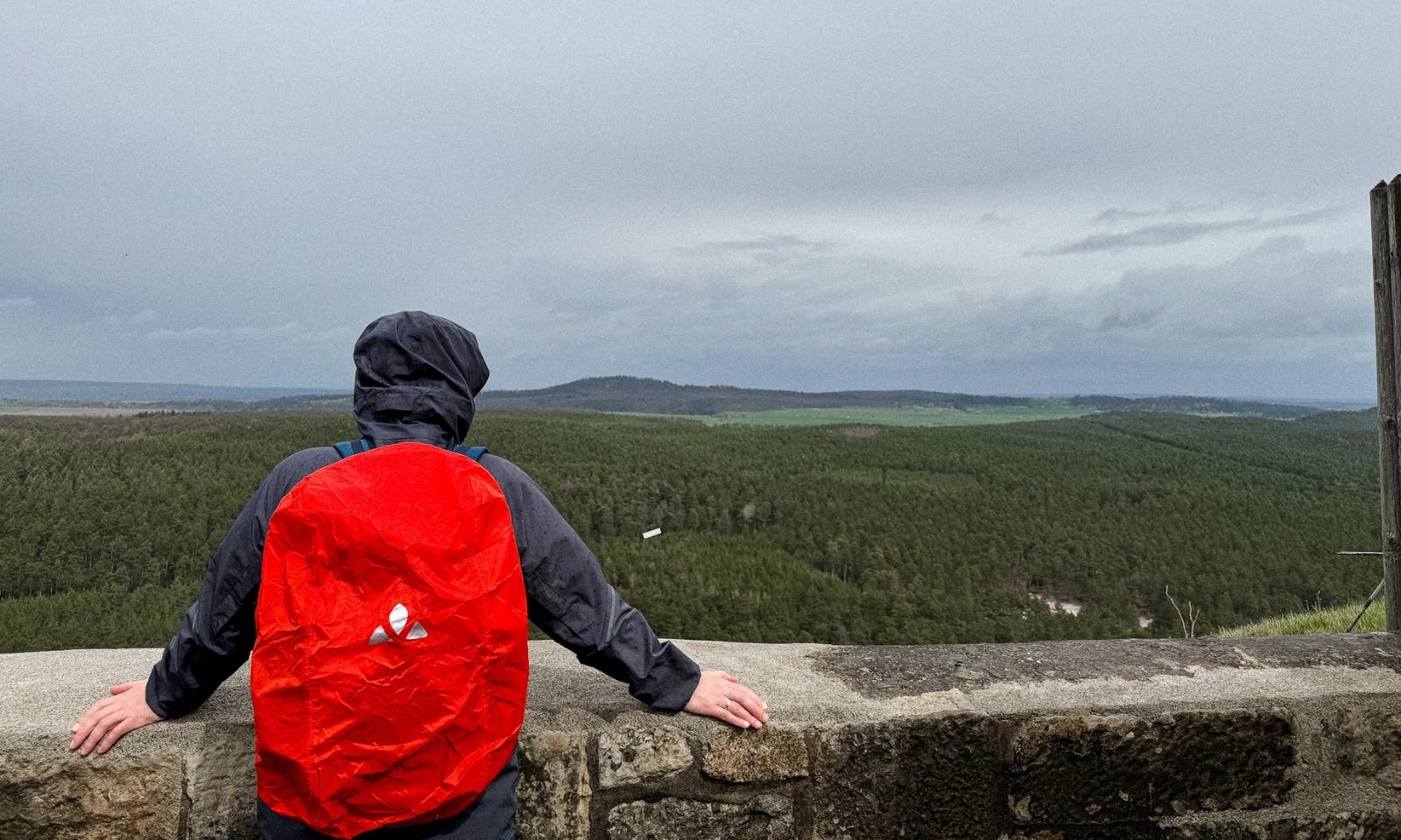 Panoramaausblick von der Burg Regenstein