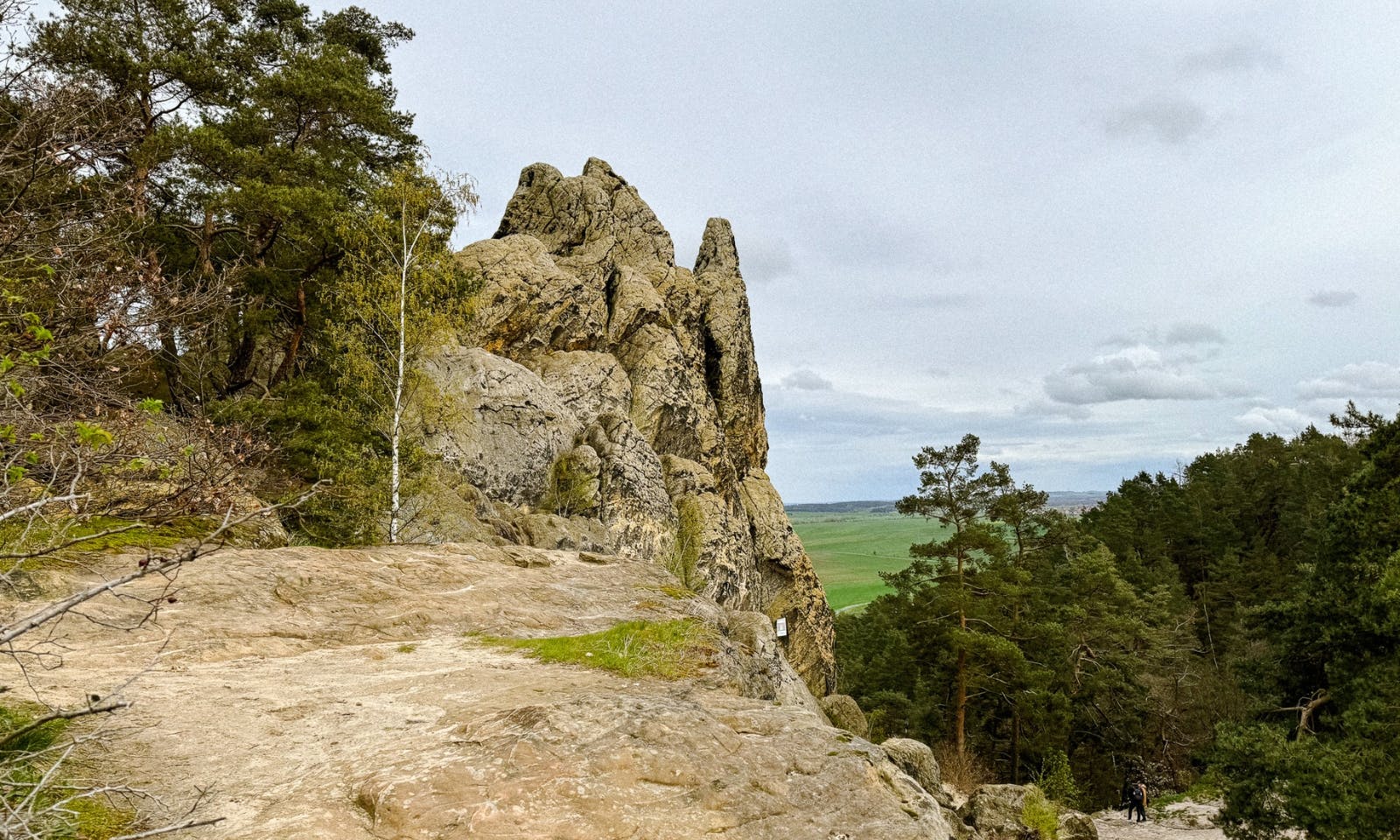 Hamburger Wappen bei der Teufelsmauer im Harz