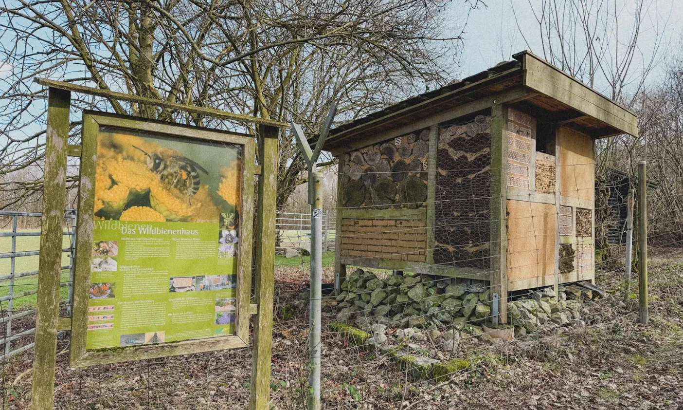 Insektenhotel am Wildgehege im Neandertal
