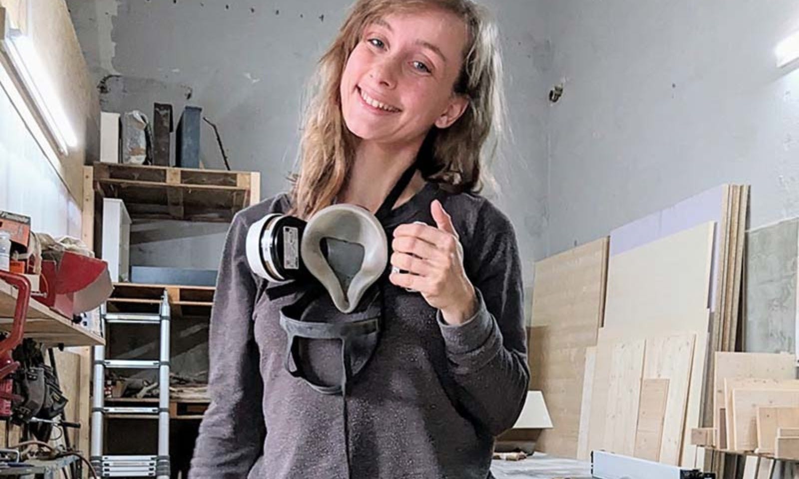 Gründerin Sarah von Garderobe für Hundsstück