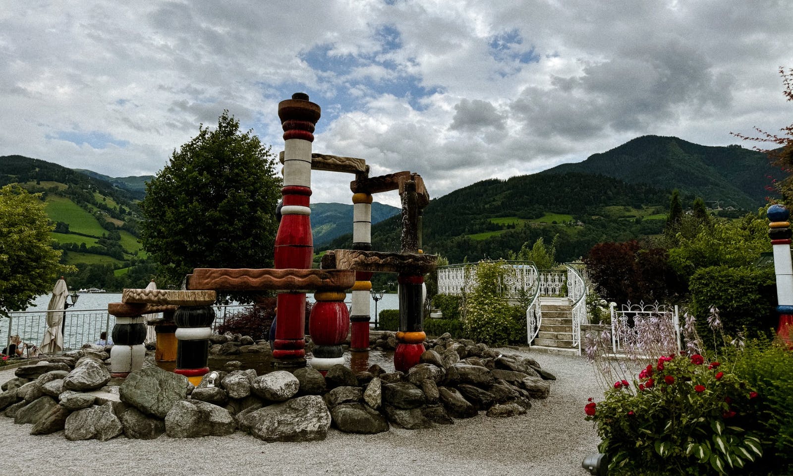 Österreich-Brunnen von Friedensreich Hundertwasser