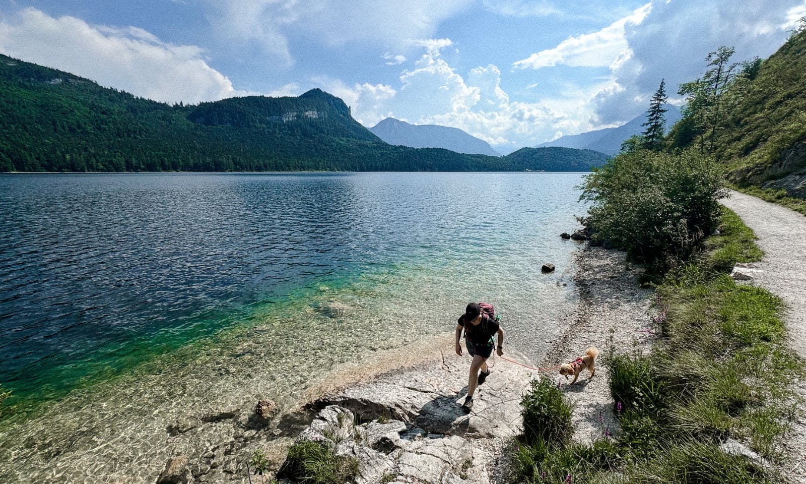 Hundefreundlicher Badesee: Altausseer See in der Steiermark