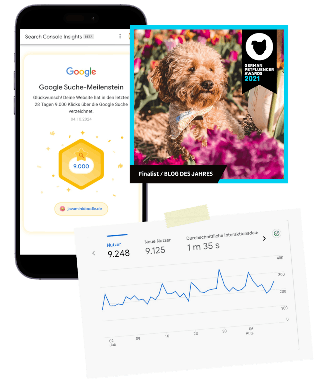 Erfolgreicher Hundeblog Java Minidoodle
