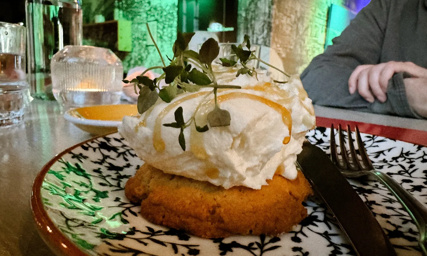 Nachtisch im Restaurant „Auntie Clara“
