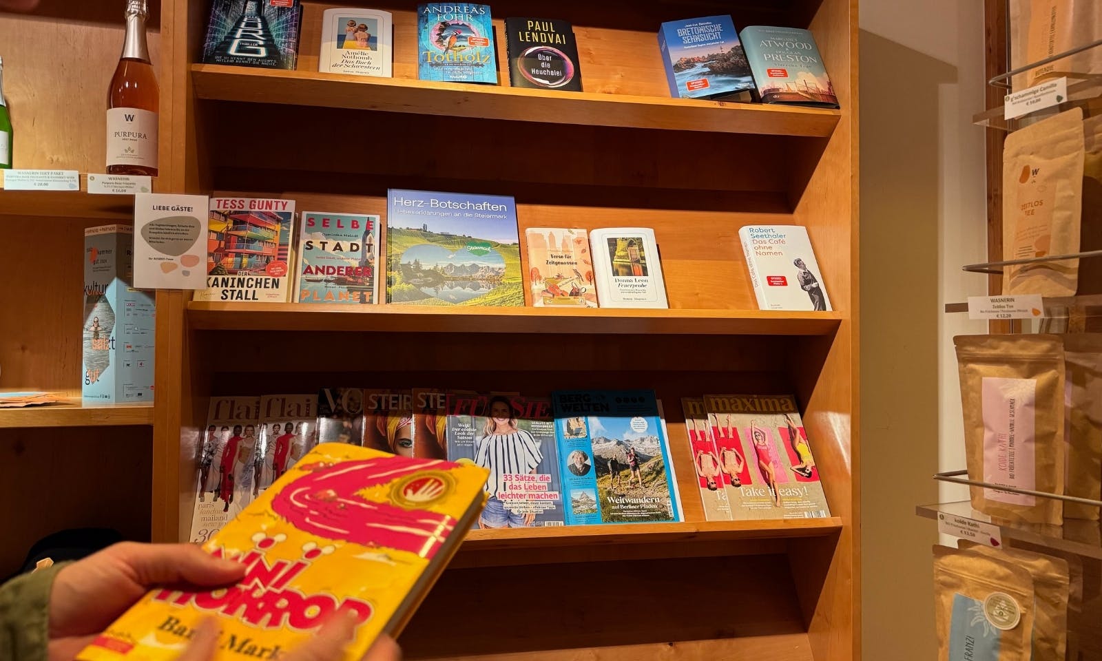 Souvenir Shop im Hotel die Wasnerin