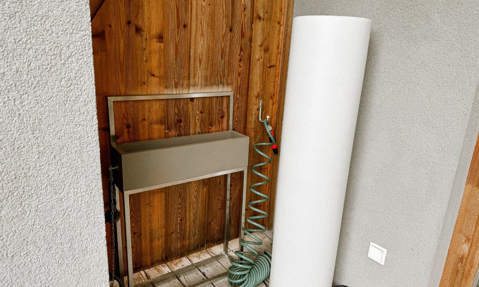 Hundewaschplatz im Hotel die Wasnerin