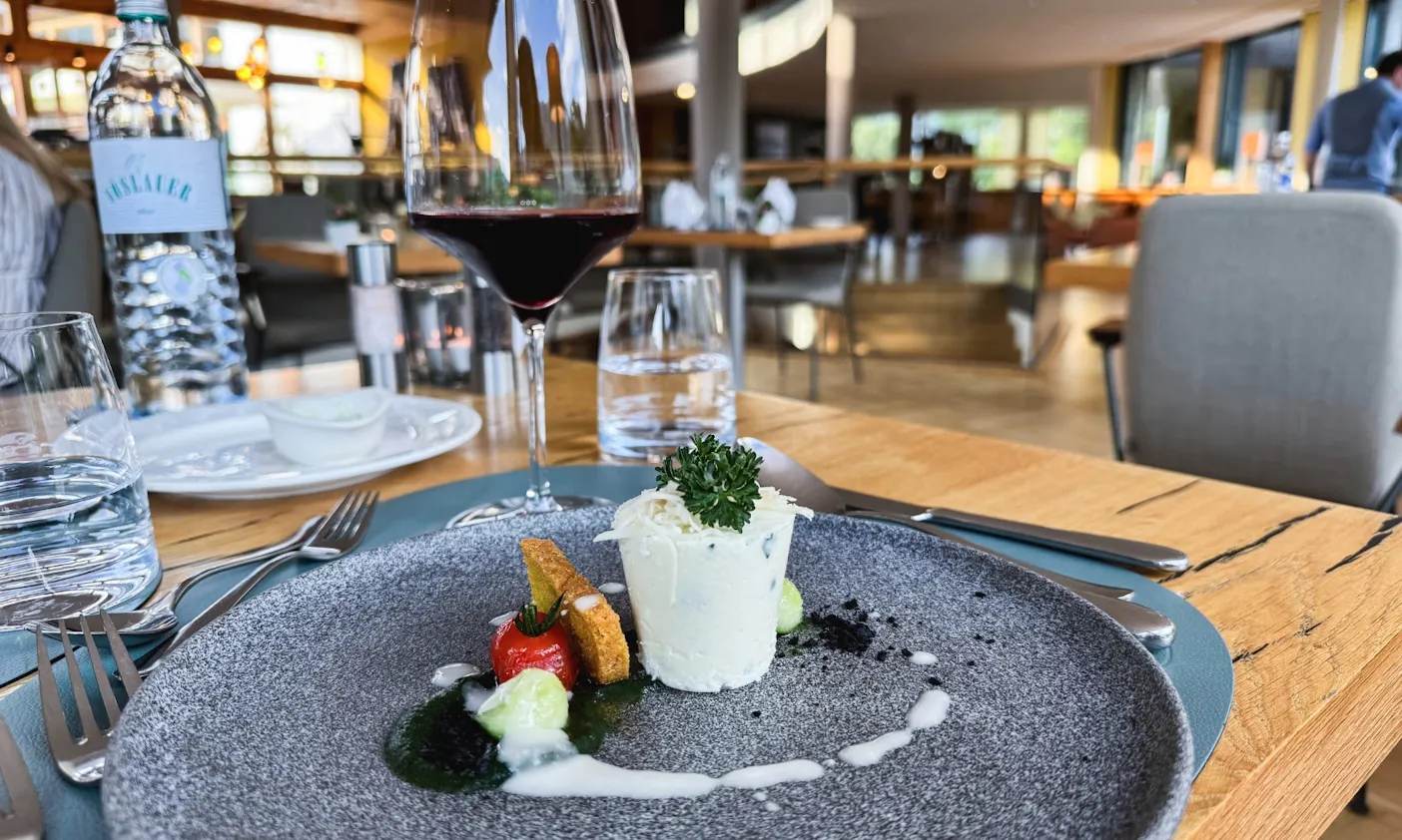 Nachspeise im Hotel die Wasnerin