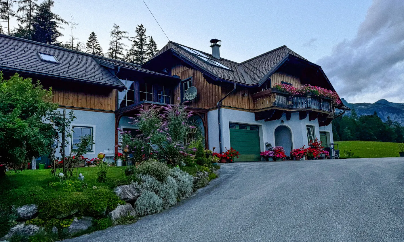 Typische Häuser in der Steiermark