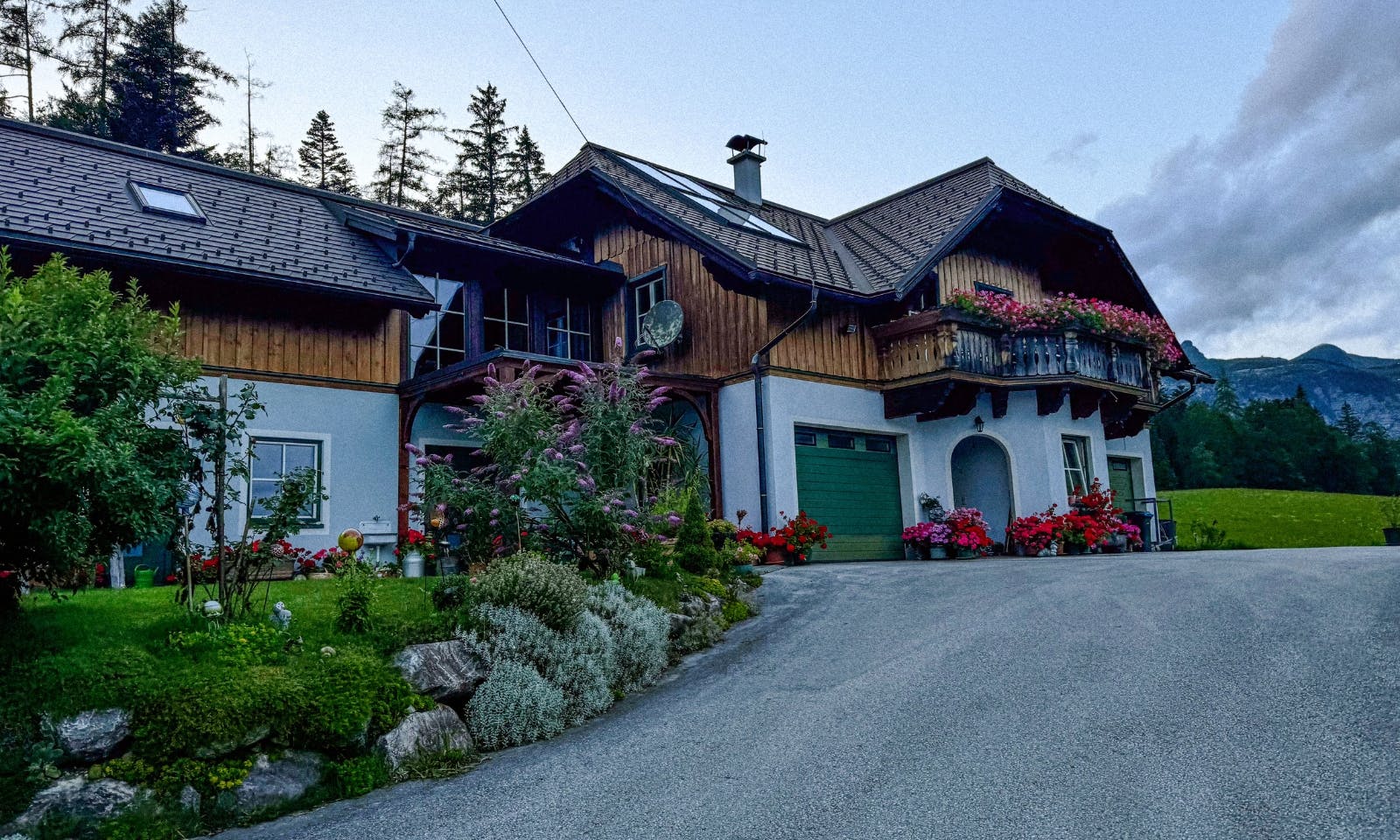 Typische Häuser in der Steiermark