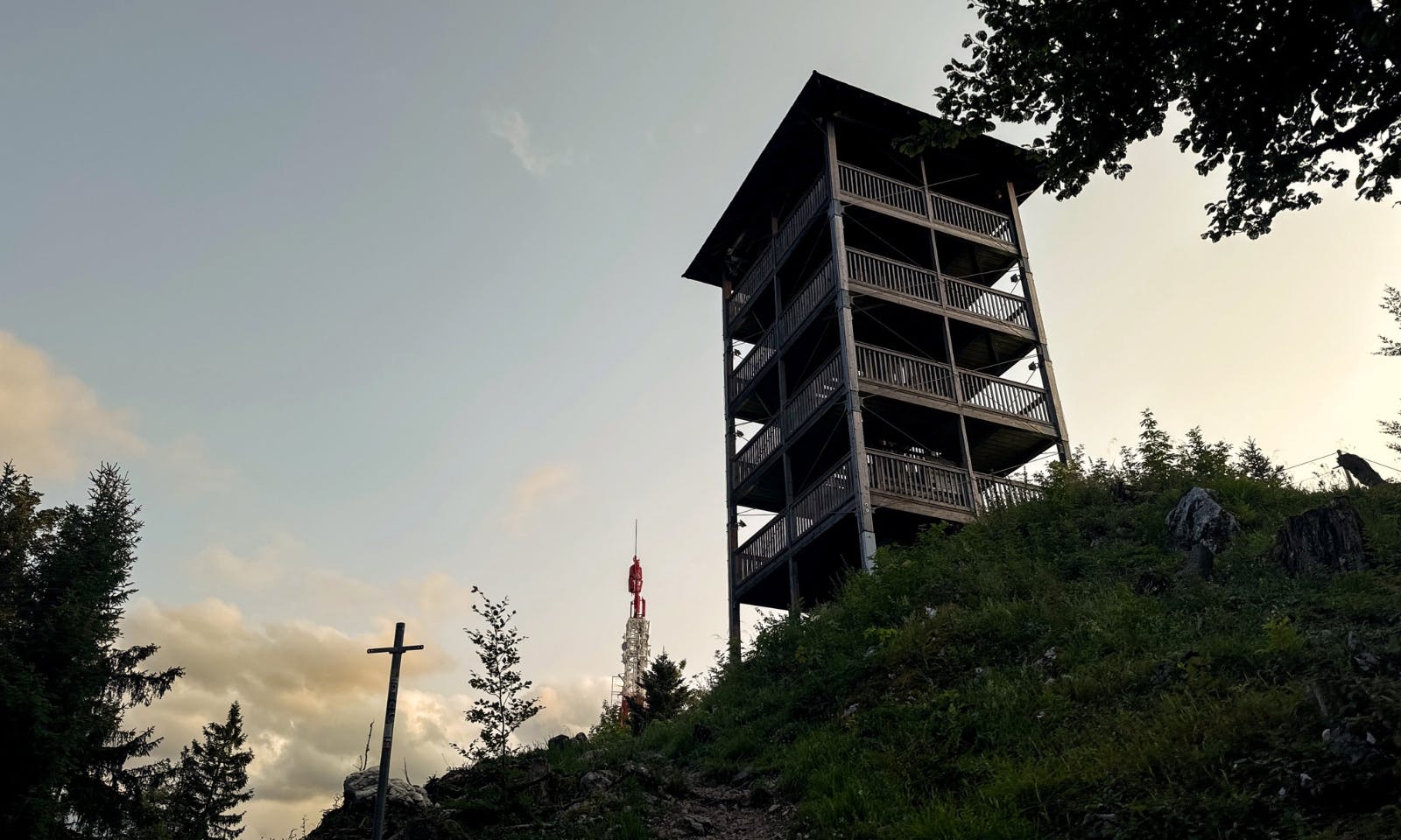 Aussicht von der Tressensteinwarte über das Ausseerland