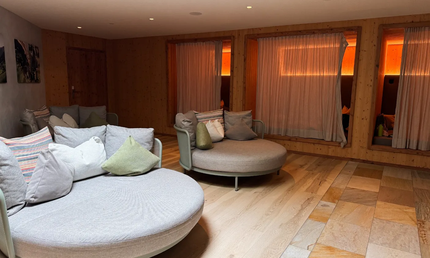 Ruhebereich des Spas im Hotel Tauernhof