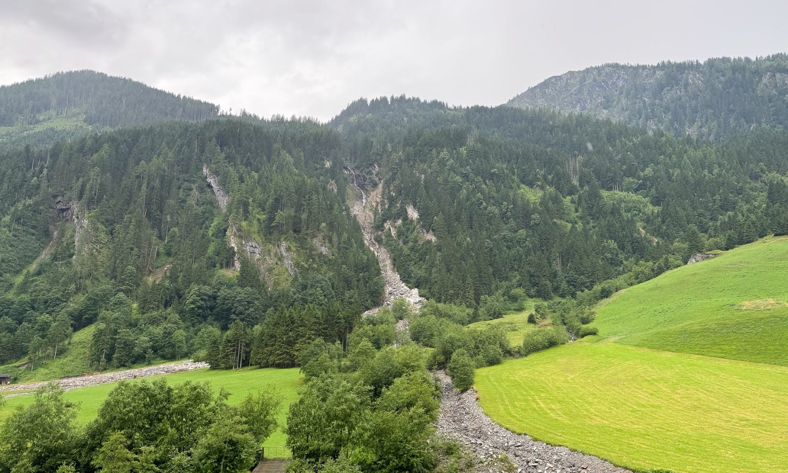 Aussicht auf die Berge um den Ötzlsee