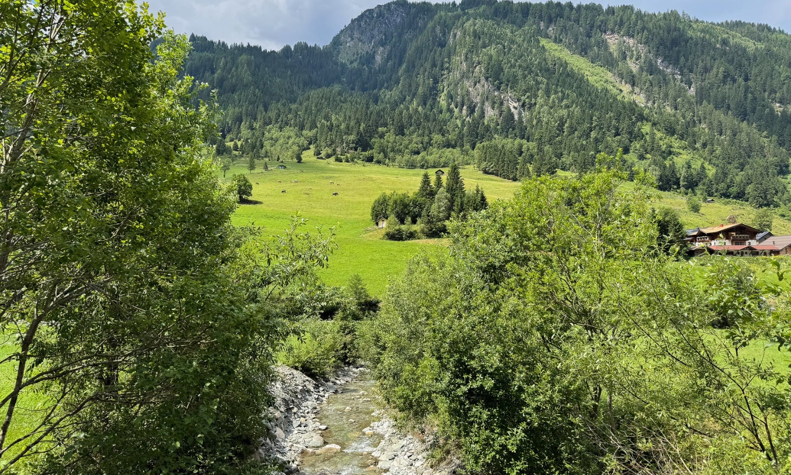 Aussicht auf die Berge um den Ötzlsee