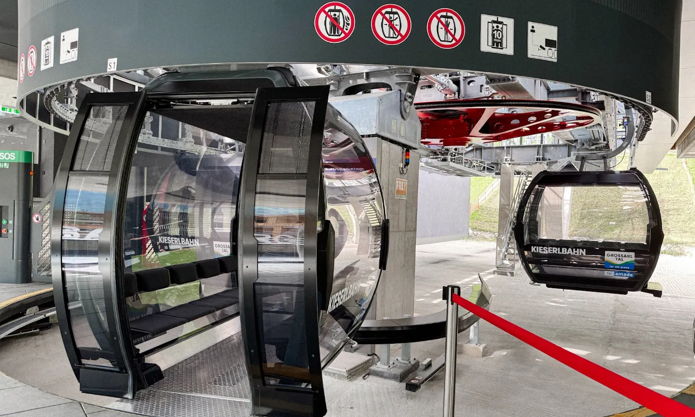 Vorderansicht der Kieserlbahn
