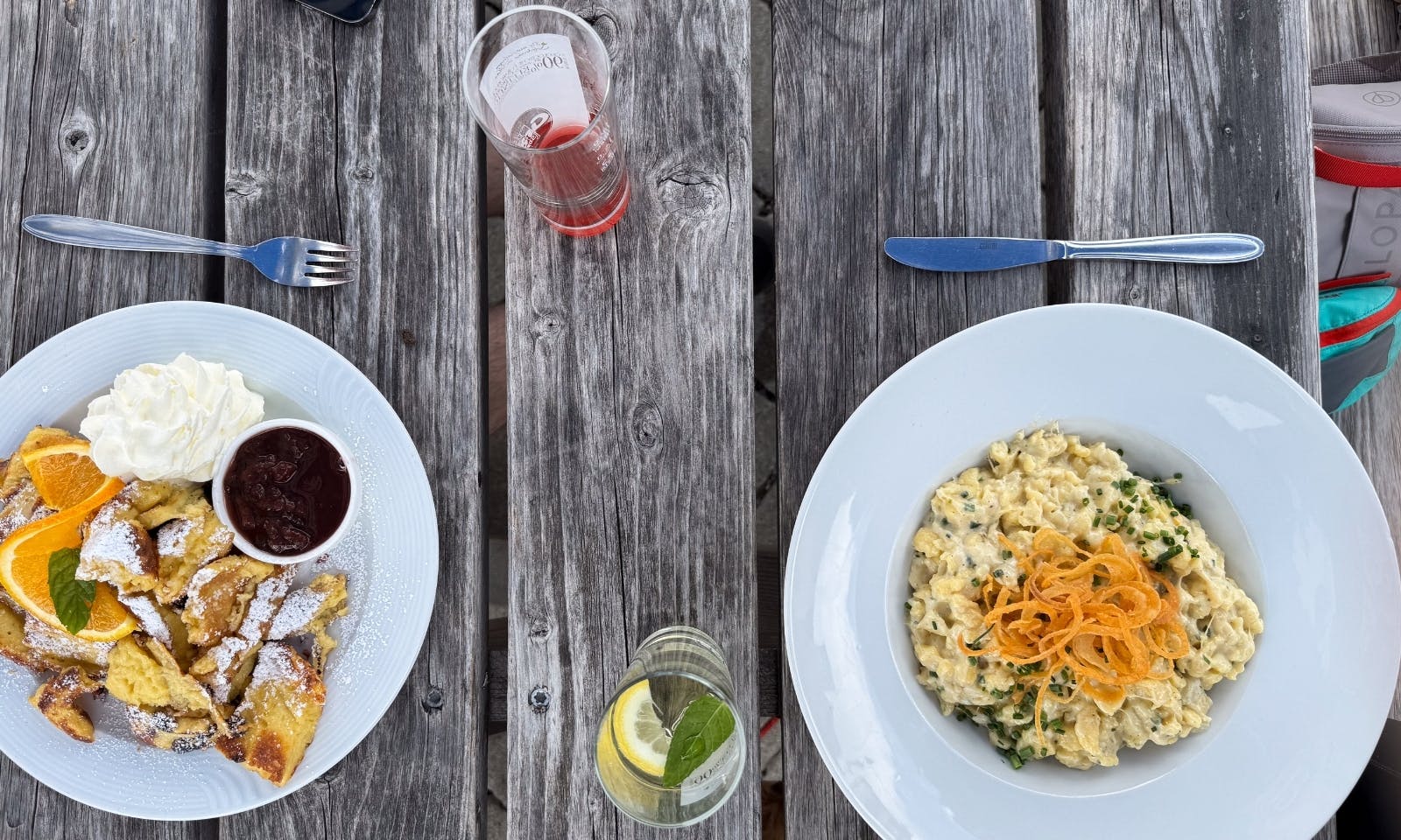 Kaiserschmarrn und Spätzle in der Laireiteralm