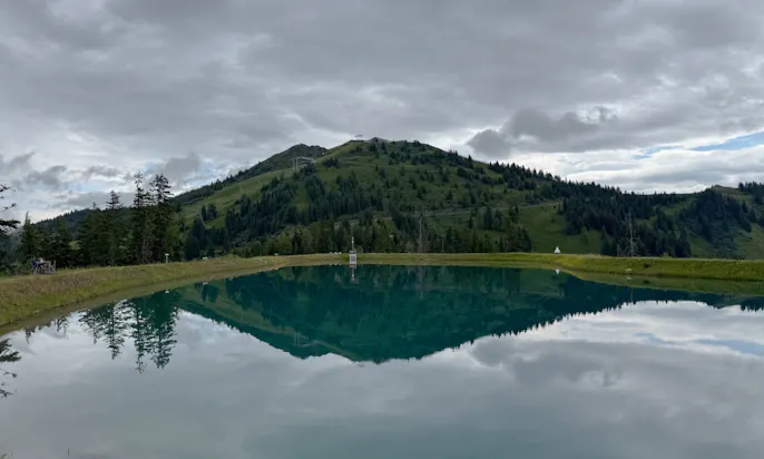 Blick auf den Spiegelsee