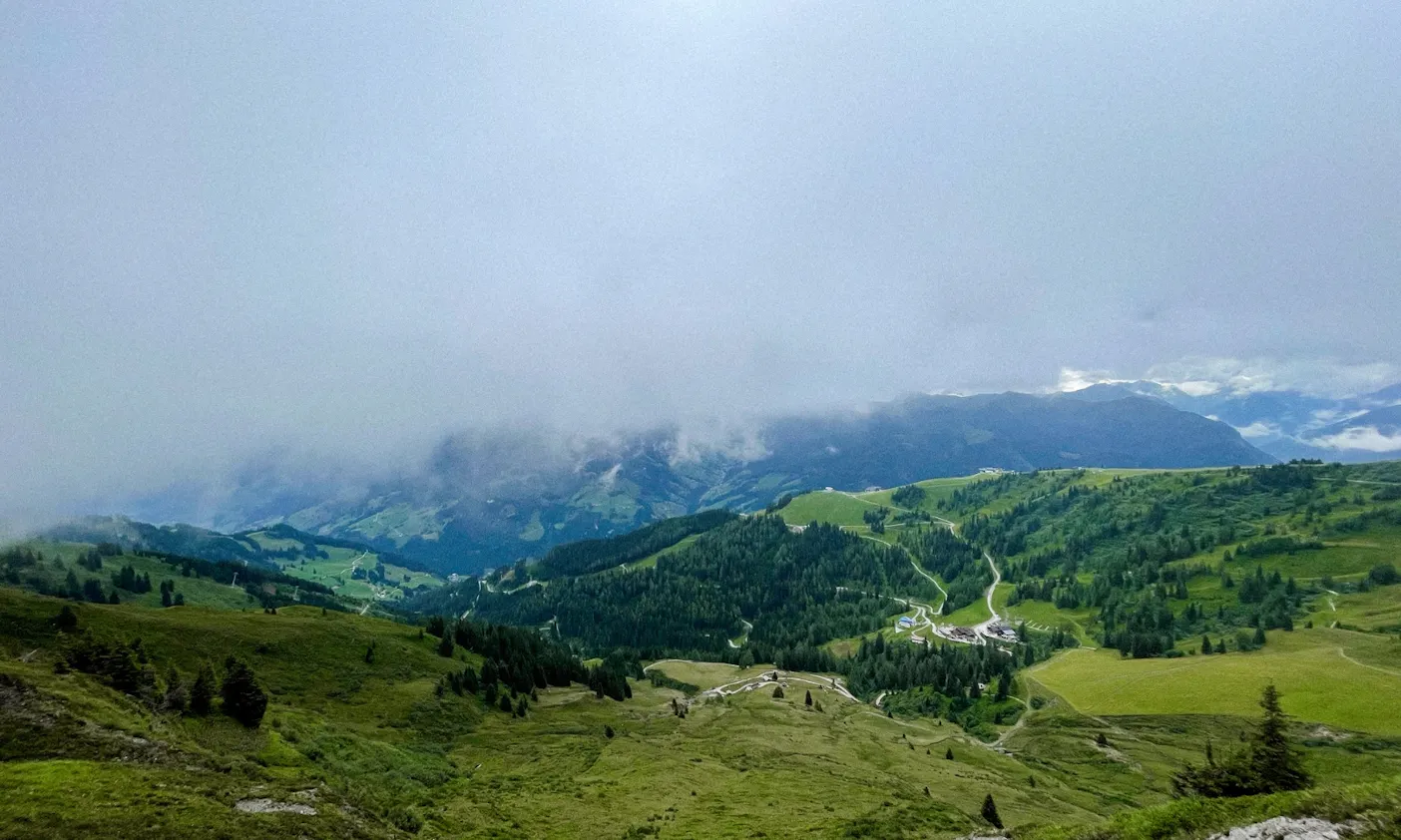 Blick auf die Berge in Großarl