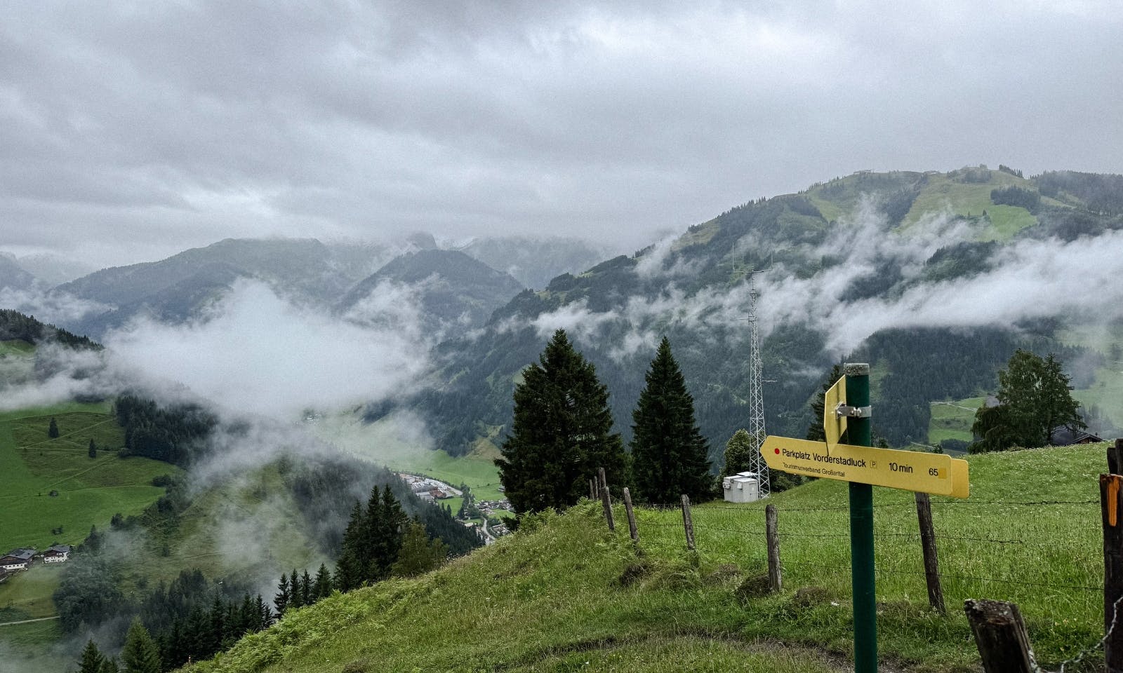 Panorama-Blick auf die Berge in Großarltal