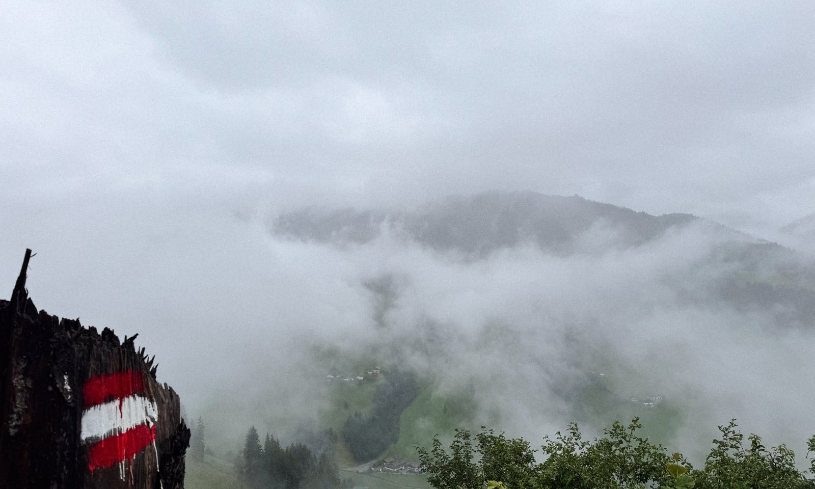 Panorama-Blick auf die Berge in Großarltal