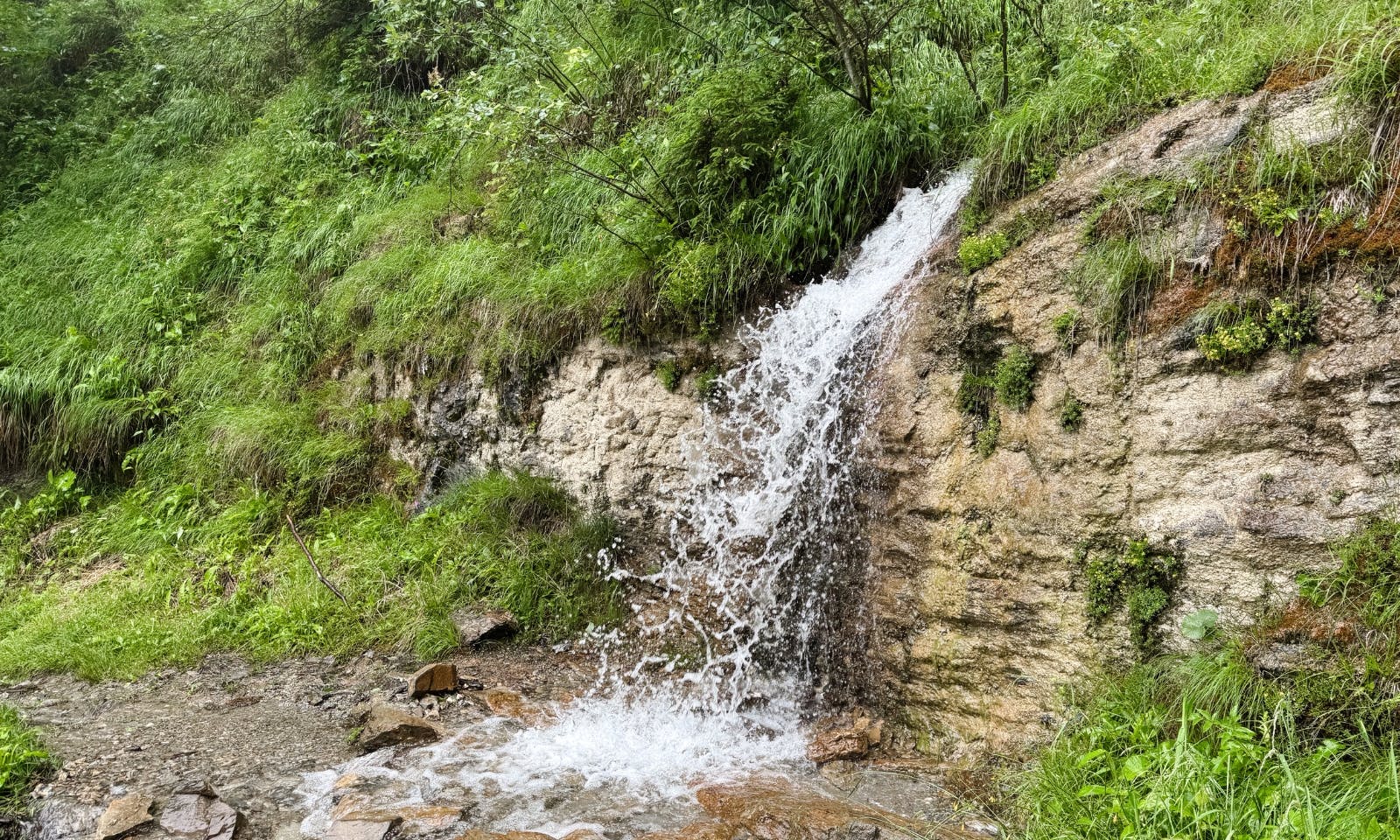 Wasserfall auf dem Weg zur Gerstreitalm in Großarltal