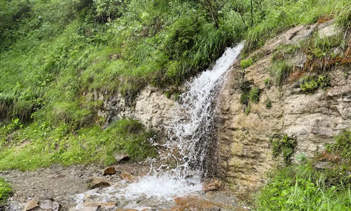 Wasserfall auf dem Weg zur Gerstreitalm in Großarltal