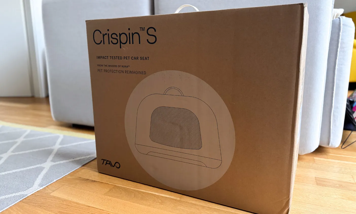 Verpackung der Tavo Crispin Hundebox
