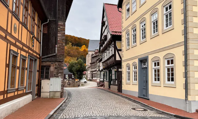 Fachwerkhäuser in Stolberg im Südharz