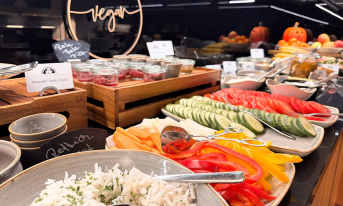 Frühstücksbuffet im Hotel & Spa Suiten FreiWerk in Stolberg