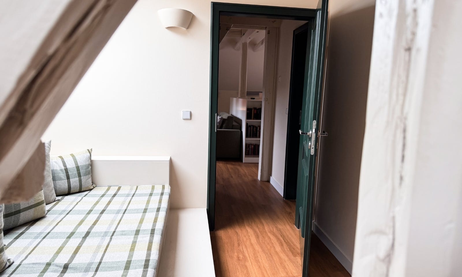 Weiterer Schlafbereich in einer Familiensuite des Hotel & Spa Suiten FreiWerk in Stolberg